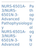 NURS 6501: Advanced Pathophysiology Week 2 Quiz Patho