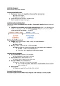 Class notes Financial Accounting And Reporting (ACCT1201) Chapter 9: Reporting and Interpreting Liabilities