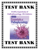 Porth's Essentials of Pathophysiology 5th Edition Test Bank