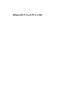 FIN2602 EXAM PACK 2022