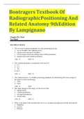 CHAPTER 2 CHEST A++ Bontragers Textbook Of Radiographic Positioning And Related Anatomy 9th Edition By Lampignano 