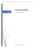 Verslag Videometen Natuurkunde 