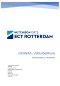 Case uitwerking Integraal Veranderplan - Organisatieontwikkeling (HRHT10-21) - Cijfer 8,4