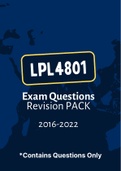 LPL4801 - Past Question Papers (2016-2022)