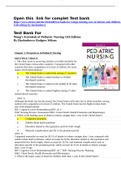 Test Bank for Wong's Nursing Care of Infants and Children 11th Edition by Hockenberry.