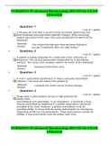 NURS6521N 55 Advanced Pharmacology.2023 FINAL EXAM UPDATED