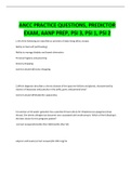 ANCC PRACTICE QUESTIONS, PREDICTOR EXAM, AANP PREP, PSI 3, PSI 1, PSI 2(2022 LATEST Q&A)