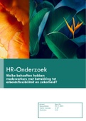 HR-Onderzoek Blok 1: Kwalitatieve dataverzameling & analyse | Flexicurity leerjaar 2