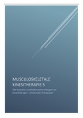 Musculoskeletale kinesitherapie 5 - theorie