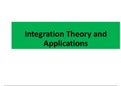 Summary  Math1036 (MATH1036)- Area under the curve and between curves