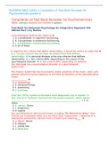 NURSING MED SURG 3 Compilation of Test Bank Reviewer for Psychometrician graded A