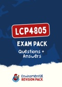 LCP4805 - EXAM PACK (Questions and Answers for 2014-2020) (Download file)