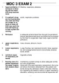 NUR2502 Multidimensional Care III/ MDC 3 EXAM 2