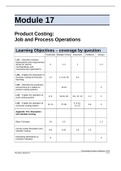 ACG - Module 17: Product Costing: Job and Process Operations. Questions with Answers. Rationales Provided.
