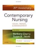 Contemporary Nursing 8th Edition Cherry Test Bank