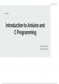 Arduino programming