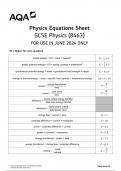 AQA GCSE PHYSICS PAPER 2F INSERT 2024 (8463/2F)