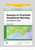 Test Bank for Success in Practical Vocational Nursing 9th Edition by Knecht ||All Chapters