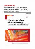 Understanding Pharmacology Essentials for Medication Safety, 2nd Edition by M. Linda Workman-Test Bank