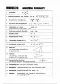 Grade12 Analytical Geometry Cheat Sheets