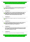 NURS 6521D MIDTERM EXAM -NURS 6521F-NURS 6521N (100/100 POINTS) QUESTIONS ONLY