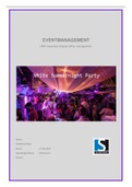 Moduleopdracht Eventmanagement (beoordeeld met een 9,8) incl. beoordeling.