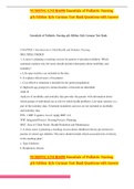 NURSING GNUR4498 Essentials of Pediatric Nursing 4th Edition Kyle Carman Test Bank Questions with Answer