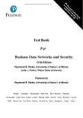 Business Data Networks and Security 11th Edition Panko Test Bank