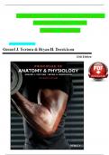 TEST BANK For Principles of Anatomy and Physiology, 16th Edition by Gerard J. Tortora, Verified Chapters 1 - 29, Complete Newest Version