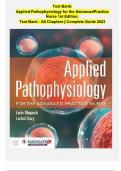 Test Bank Applied Pathophysiology for the Advanced Practice Nurse 1st Edition Test Bank - All Chapters | Complete Guide 2022