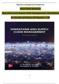  SOLUTION MANUAL  Operations and Supply Chain Management,16th Edition   by Jacobs and Chase all Chapters 1-22