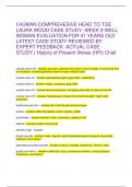 I HUMAN COMPREHESIVE HEAD TO TOE LAURA WOOD CASE STUDY -WEEK 9 WELL WOMAN EVALUATION FOR 41 YEARS OLD LATEST CASE STUDY REVIEWED BY EXPERT FEEDBACK. ACTUAL CASE 