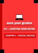 Summary  ICT/ Information and Communication Technology CHAPTER -1