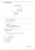 samenvatting medicinale chemie deel purinerge messengers, lipiden, NO en secundaire messengers