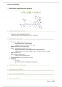 samenvatting medicinale chemie deel peptide messengers 