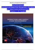  SOLUTION MANUAL  Operations and Supply Chain Management, 17th Edition   by F. Robert Jacobs and Richard Chase  Chapters 1 - 22 | Complete