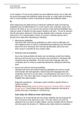 Pearson BTEC, Health& Social Care , Unit 12 Supporting Individuals with Additional needs. The first assignment in unit 12 (This assignment covers P1, M1,D1). 