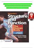 Test Bank Memmlers Structure and Function of the Human Body 12th Edition Cohen Questions with correct Answers Grade A+.