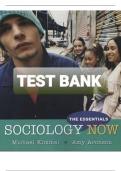 Test Bank for Sociology Now 3rd Edition By Michael Kimmel, Amy Aronson, Tristan Bridges (All Chapters, 100% Original Verified, A+ Grade)