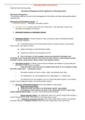 Other C468 Info Mgt & Tech App Notes. IT study guide C468 Info Mgt & Tech App Notes Information Management and the Application of Technology Notes Information Management -The graduate analyzes the role of info management in the delivery of timely, high-qu