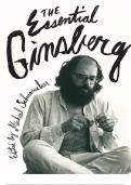 DOWNLOADABLE TESTBANK FOR THE ESSENTIAL GINSBERG BY ALLEN GINSBERG.