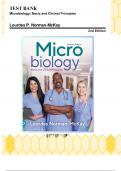 Test Bank for Microbiology: Basic and Clinical Principles, 2nd Edition by Norman-McKay, 9780136785750, Covering Chapters 1-21 newest version