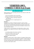 VERIFIED 100% CORRECT HESI Exit Exam 2022/2023 