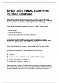 NFDN 2007 FINAL exam with verified solutions.