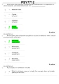 Exam (elaborations) PSY 7712 Unit 2 Quiz (GRADED A) Questions and Answers- Capella University PSY 7712 Unit 2 Quiz Questions and Answers- Capella University/PSY 7712 Unit 2 Quiz Questions and Answers- Capella University/PSY 7712 Unit 2 Quiz Questions and 