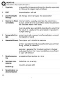 MCAT P/S: Low-Yield Terms To Study