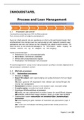 Samenvatting Procesmanagement, ISBN: 9789001898977  Process & Lean Management