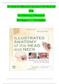 Test Bank For Illustrated Anatomy of the Head and Neck 5th Edition by Margaret J. Fehrenbach, Susan W. Herring Included All Chapters 1-12