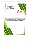 RSK4801 Assignment 4 (COMPLETE ANSWERS) 2024 - DUE 4 October 2024 ; 100% TRUSTED Complete, trusted solutions and explanations