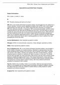 PRAC 6541 Episodic/Focused SOAP Note Template;  RR, a one-month-old female